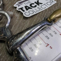 SS Double Joint Lozenge Pelham Bit, hook, chain *like new, mnr scuffs
