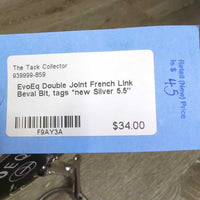 Double Joint French Link Beval Bit, tags *new
