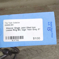 Single Joint Oiled Iron Loose Ring Bit, tags *new
