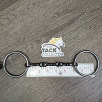 Double Joint Twisted Sweet Iron Loose Ring Bit, tags *new
