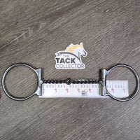 Single Joint Twisted Sweet Iron D Ring Bit, tags *new
