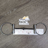 Single Joint Twisted Sweet Iron D Ring Bit, tags *new
