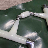 Double Joint Peanut Roller "Flexi" D Ring Bit, bag, tags *new
