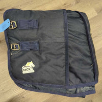 Hvy Winter Blanket, 2 legs, attach neck *gc, clean, mnr hair, wpf, holes, stains, faded & residue, older, discolored
