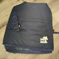 Hvy Winter Blanket, 2 legs, attach neck *gc, clean, mnr hair, wpf, holes, stains, faded & residue, older, discolored
