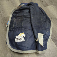 250g Winter Blanket, tail "Jack" *gc/fair, clean, faded, NO wpf, sm holes, slices & snags, older

