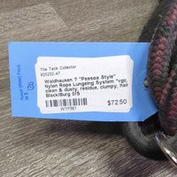 "Pessoa Style" Nylon Rope Lungeing System *vgc, clean & dusty, residue, clumpy, hair
