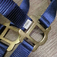 Nylon Breakaway Halter, Leather Crown, Spring Snap, Tag *new
