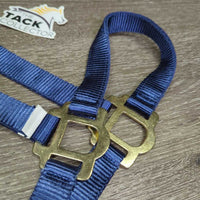 Nylon Breakaway Halter, Leather Crown, Spring Snap, Tag *new
