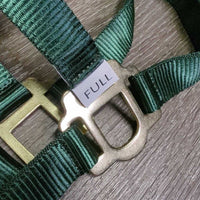 Nylon Breakaway Halter, Leather Crown, Spring Snap, Tag *new
