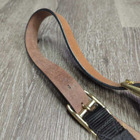 Nylon Breakaway Halter, Leather Crown, Spring Snap, Tag *new
