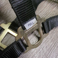 Nylon Breakaway Halter, Leather Crown, Spring Snap, Tag *new
