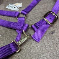 Thick Soft Nylon Halter, adj, snap, tag *new
