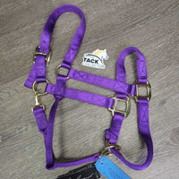 Thick Soft Nylon Halter, adj, snap, tag *new
