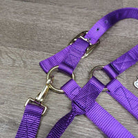 Thick Soft Nylon Halter, adj, snap, tag *new
