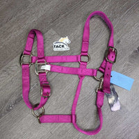 Thick Soft Nylon Halter, adj, snap, tag *new
