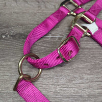Thick Soft Nylon Halter, adj, snap, tag *new
