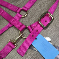 Thick Soft Nylon Halter, adj, snap, tag *new
