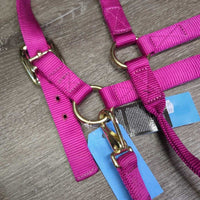 Thick Soft Nylon Halter, adj, snap, tag *new
