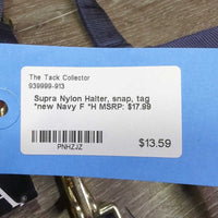 Nylon Halter, snap, tag *new
