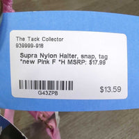 Nylon Halter, snap, tag *new
