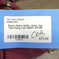 Nylon Halter, snap, tag *new
