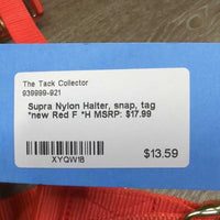 Nylon Halter, snap, tag *new
