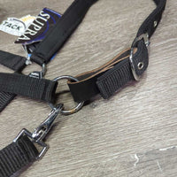 Padded Nylon Breakaway Halter, adj, snap, tag *new
