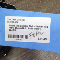 Adjustable Nylon Halter, tag *new

