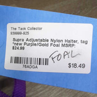 Adjustable Nylon Halter, tag *new
