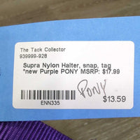Nylon Halter, snap, tag *new
