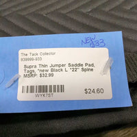 Thin Jumper Saddle Pad, Tags, *new
