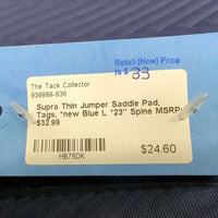Thin Jumper Saddle Pad, Tags, *new
