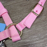 Nylon Halter, adj, catch strap, tag *new

