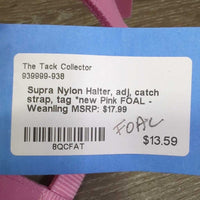 Nylon Halter, adj, catch strap, tag *new
