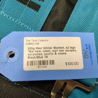 200g Med Winter Blanket, x2 legs *like new, clean, wpf mnr scrapes, scratches, scuffs & stains
