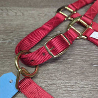 Thick Nylon Halter, adj, snap, tag *new
