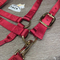 Thick Nylon Halter, adj, snap, tag *new
