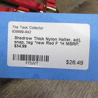 Thick Nylon Halter, adj, snap, tag *new
