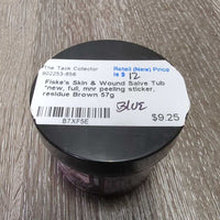 Skin & Wound Salve Tub *new, full, mnr peeling sticker, residue
