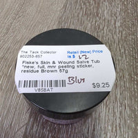 Skin & Wound Salve Tub *new, full, mnr peeling sticker, residue

