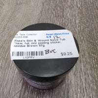 Skin & Wound Salve Tub *new, full, mnr peeling sticker, residue
