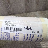 "Quic Shade" Sunscreen & Highlighter Bottle *new, older, full, oily residue, stained label
