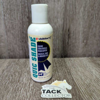 "Quic Shade" Sunscreen & Highlighter Bottle *new, older, full, oily residue, stained label
