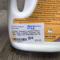 Leather, Fleece, and Fabric Laundry Solution Jug *new, older, full
