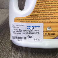 Leather, Fleece, and Fabric Laundry Solution Jug *new, older, full
