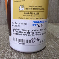 Leather Restorer & Conditioner Bottle *new, unopened, mnr dents
