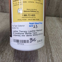 Leather Restorer & Conditioner Bottle *new, unopened, mnr dents
