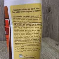 Leather Restorer & Conditioner Bottle *new, unopened, mnr dents
