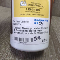 Leather Restorer & Conditioner Bottle *new, unopened, mnr dents
